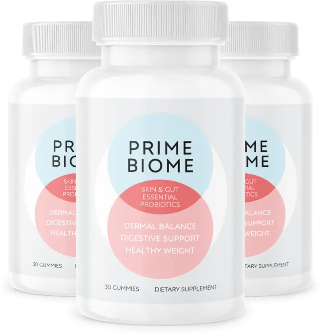 PrimeBiome 3 Bottles